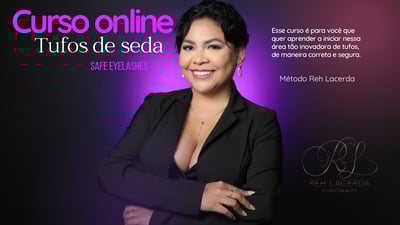 Curso tufos de seda iniciante e aperfeiçoamento